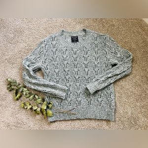A&F Feminine Pointelle Sweater